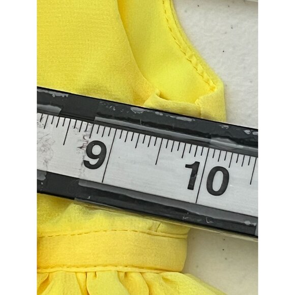 Carters Baby Girls 18M Yellow Rosette Dress Sleeveless Sundress Spring Summer - Picture 13 of 15